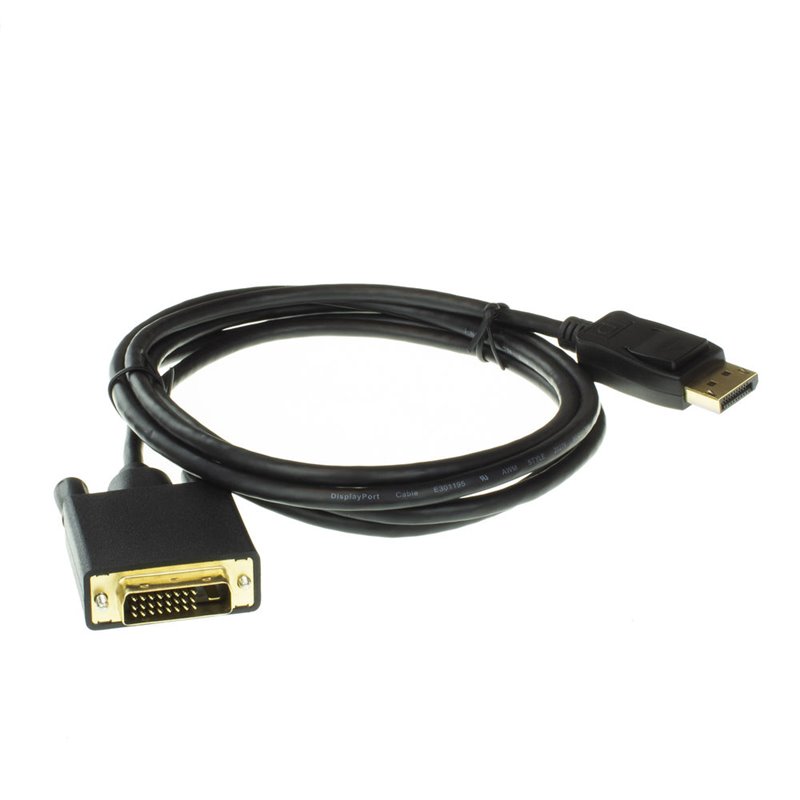 ACT DisplayPort naar DVI male aansluitkabel, Zip Bag ACT DisplayPort naar DVI male aansluitkabel, Zip Bag