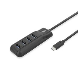 ACT USB-C hub 3.0, 4 poorts USB-A