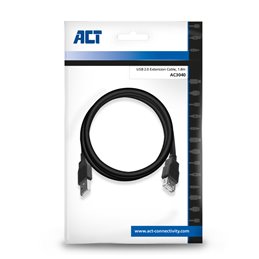 ACT USB 2.0 verlengkabel A male - A female 1,8 meter